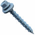 Metal Roofing Screws - #10 x 1.5” Self Tapping Hex Head with EPDM Rubber Washer, Grey (100)