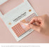 Monolike Color Palette Sticky: Unmatched Friends A SET 4p, Self-Adhesive Memo Pad, 30 Sheets