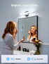 16Inch, 5 IP44 10W 880LM Combuh Modern Bathroom Light Fixtures Above Mirror Small Vanity Lighting Bar Color Adjustable