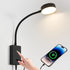 NOVCAND LED Wall Mounted Reading Light for Bed, Flexible Gooseneck Book Light for