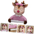 Outanaya Cartoon Deer Roll Paper Holder Wall-Mounted Toilet Paper Rack Bathroom Decorative Tissue Shelf Cute Animal
