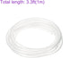 DMiotech Clear Silicone Tube, 1/8" ID 5/32" OD, 3.3 Feet Industrial Tubing for Water and Air Pump Applications