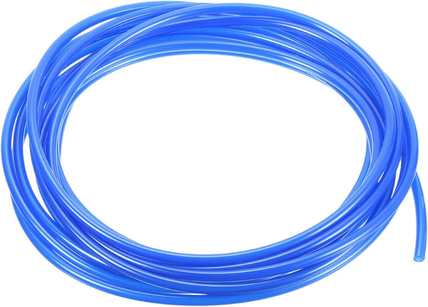 Pneumatic Tubing Pipe, 6mm x 4mm Blue PU Polyurethane Tube, 19.7FT for Air Compressor