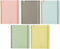 KOKUYO Sooofa Soft Ring Notebook, 0.2 inch (4 mm) Grid Ruled, 80 Sheets, A5, Set of 5 Colors, Japan Import