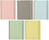 KOKUYO Sooofa Soft Ring Notebook, 0.2 inch (4 mm) Grid Ruled, 80 Sheets, A5, Set of 5 Colors, Japan Import