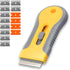 WEGAZ Razor Blade Scrape with 15pcs Extra Blades, Scraper Tool, Razor Blade Retractable,
