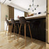 LACHEERY Glossy Black Contact Paper, 15.8"x80" Peel and Stick Wallpaper for Kitchen Cabinets and Bathroom Countertops