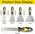 5Pcs Putty Knife, Set, 1" 2" 3" 4" 5" Scraper, Spackle Knife, Paint Scraper, Scraper Tool, No Rusting, Perfect For Repairing Drywall, Removing Wallpaper, Mud, Plaster Scraping by Rerdeim