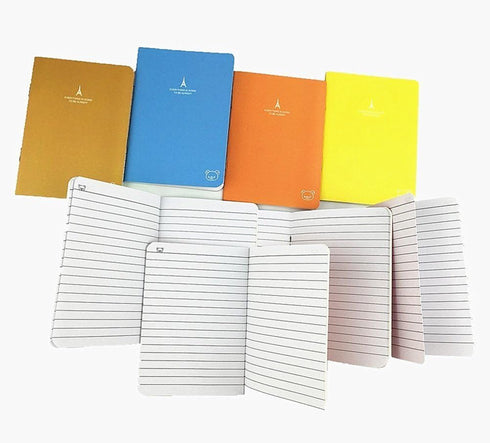 Yansanido 12 Pcs Pocket Notebook, 4.9 Inch x 3.5 Inch, 24 Sheets (48 Pages) 7mm College Ruled Portable Mini Notepads