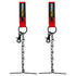 MELOTOUGH 2 PCS Tape Thong for Tool Belt - Electricians Tape Strap Holder with Keyring