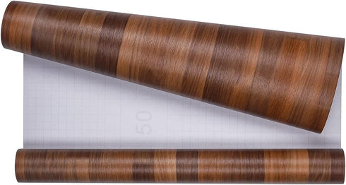 Self Adhesive Wood Butcher Block Contact Paper, 15.7X117 Inches for Kitchen Countertop, Cabinets, Dark Color