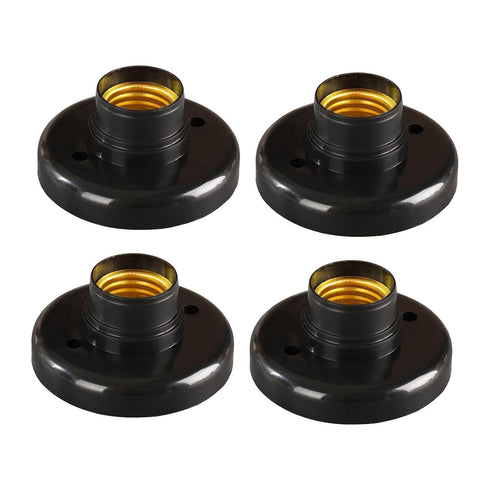 Generic E27 Bulb Bulb 4PC Lamp Sockets Wall Ceilings Mounting Sockets,Adapter,Light Holder Bases,Screw Base LED