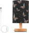 ALAZA Bedside Table Lamp for Bedroom Colorful Butterfly Nightstand LED Light Lamps