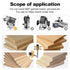 Professional 2 PCS Tongue and Groove Router Bit Set, 1/4 Inch Shank, Wood Milling Cutter for Joinery