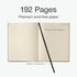 Oxford Journal, Lined Writing Notebook, Classic Journal for School or Office, 192 Pages, 7.5" x 9.5", Hardcover