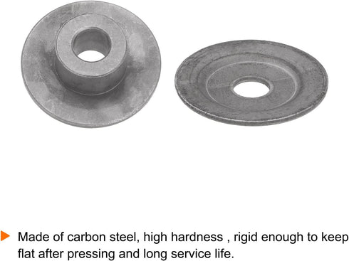 2pcs Bench Grinder Arbor Washer Flange, 1.26" OD x 0.63" ID Carbon Steel Tool Parts for Grinder