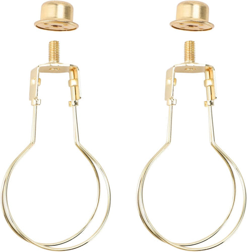 Clip On Bulb Lampshade Holder, Bulb Clip Adapter Metal 2pcs Firm Fixing