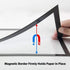 JIUYE 8.5x11 Paper(12Pcs,Silver) Magnetic Sign Holder,Self-Adhesive Magnetic Frames,Wall Mount Picture Display Frame