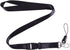 YOUOWO 5 Pack Nylon Neck Lanyards with Detachable Buckle, Breakaway Strap for ID Badge, Key, Phones, USB, Black, Blue,