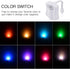 2 Pack, 8 ZEZHOU Original Toilet Night Light Motion Sensor Activated LED Lamp, Fun Colors Changing Bathroom Nightlight