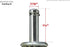 Shepherd Hardware 9807 3-Inch Swivel Stem Caster - Rubber Wheel, 175-lb Load Capacity