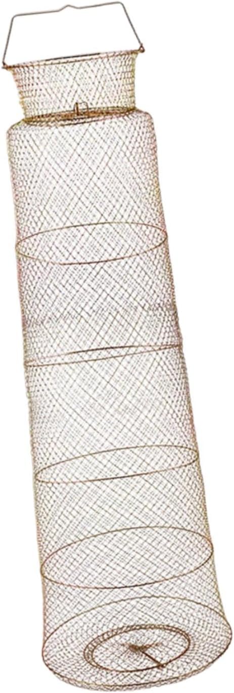 predolo 1.3m 40cm ing Net Cage ing Basket Versatile Catcher Portable for Lobsters Equipment, Length Dia