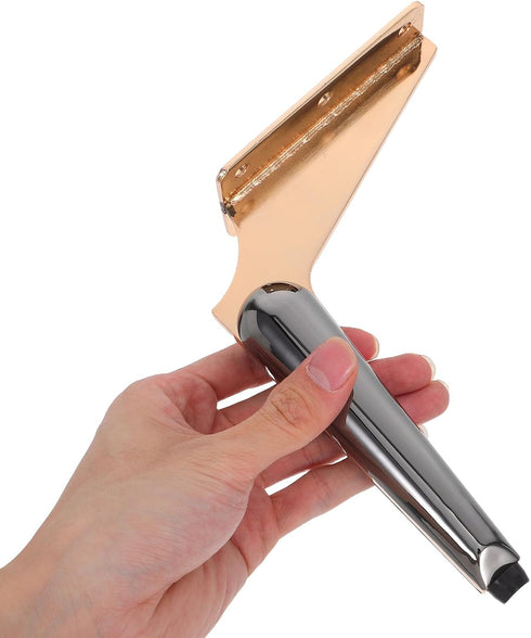 17cm Cabilock Tapered Metal Sofa Legs Replacement, Heavy Duty Cabinet Feet Rose Gold Gun Black, Furniture Support