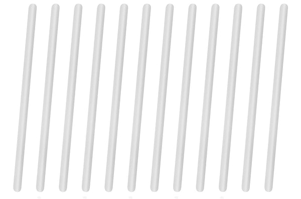 EISCO 12PK Polypropylene Stirring Rods, 11.8" - Rounded Ends, 7mm Diameter for Laboratory or Home Use
