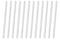 EISCO 12PK Polypropylene Stirring Rods, 11.8" - Rounded Ends, 7mm Diameter for Laboratory or Home Use