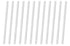 EISCO 12PK Polypropylene Stirring Rods, 11.8" - Rounded Ends, 7mm Diameter for Laboratory or Home Use