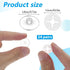 Tweruna 24 PCS Clear Bib Snaps for Runners, Race Number Buckle Fixing System, Triathlon Race Bib Holder, Reusable