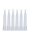 MUHWA 5ml Short Pipette Tips, Big Diameter Polypropylene (PP), Clear, Autoclable, 100pcs/bag