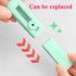 M&G 4+1 Pack Rubber Erasers, Soft Cute Sliding Retractable Eraser with Plastic Sleeve, 4 Refill Erasers for Students