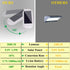MOLEBIT 18 200 2-Pack) Solar Gutter Lights Outdoor Security Light, Waterproof Wall Sconces Lights Super Bright LED