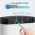 LifeBasis Ultrasonic Jewelry Cleaner, 500ML Portable 42kHz Cleaner with 5 Digital Timer and Watch Holder - White