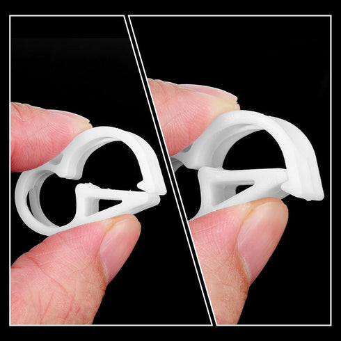 uxcell Plastic Tubing Clamps, 5pcs Adjustable Tube Clamp for 1/8"-5/32" Tube OD, Laboratory Pinch Valve Flow Control