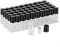 50 Pack 3ml Clear Glass Sample Vials for Essential Oils, Empty Roller Bottles with Stainless Steel Roller Ball