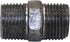 LONG TAO 10PCS 1/2" x 1.5" Black Malleable Steel Nipples for Industrial Piping Plumbing Supplies