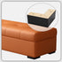 GJHYNT 4 Pack 1in 2in Drawers(Brown,5cm/2in) Wooden Furniture Risers, LShaped Bed Risers, Sofa Feet, Wood Furniture