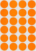 ChromaLabel 0.75 Inch Round Label Permanent Color Code Dot Stickers, 1008 Pack, Orange