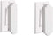 YBM Home 2 Pack Magnetic Switch and Outlet Cover for Flat Modern Switches
