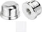 uxcell 2Pcs 0.49" Tall Lamp Finials Silver, 1/4-27 Thread Lamp Cap Knob