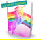 Book Sox Stretchable Book Cover - Fits Most Hardcover Textbooks up to 9" x 11", Washable & Reusable Jacket (Unicorn)