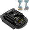 DM18M Converter for Dewalt & Milwaukee to Makita Battery Adapter, Fit Dewalt 18v-20v & Milwaukee 18v M18 Lithium