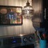 YLONG-ZS Plug in Pendant Lights with 16Ft Hanging Cord and On/Off Dimmer Switch, Farmhouse Industrial Metal Swag