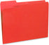 Blue Summit Supplies 200 Red File Folders, Letter Size, 1/3 Cut Tab for Easy File Storage