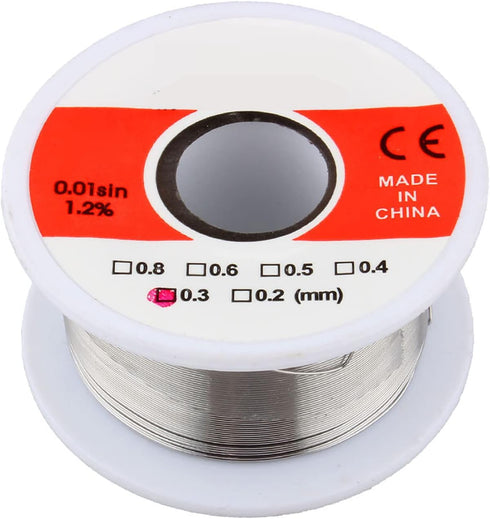 50g 0.3mm Tin Rosin Core Soldering Wire, Sn60 40 Flux 1.2% for Electrical Circuit Board DIY Home Appliance Repair