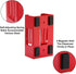 Mayouko Red Magnetic Glove Dispenser Holder, Wall Mount for Tissues, Disposal Gloves, Wipes, Tool Cart Accessory