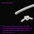 DMiotech 2mm ID 4mm OD 3.3 Feet Translucent Silicone Tube, Industrial Silicone Tubing for Water Air Pump