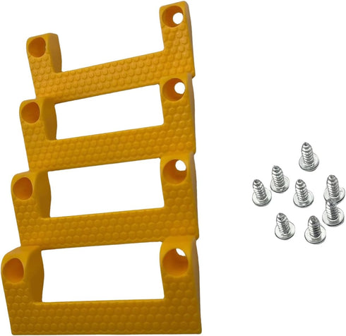 Ywmsfl Pack 4 of Versatile Tool Holders Rack Tape Measure Organizers Hanger for Power Tools on Ladder or Workbench
